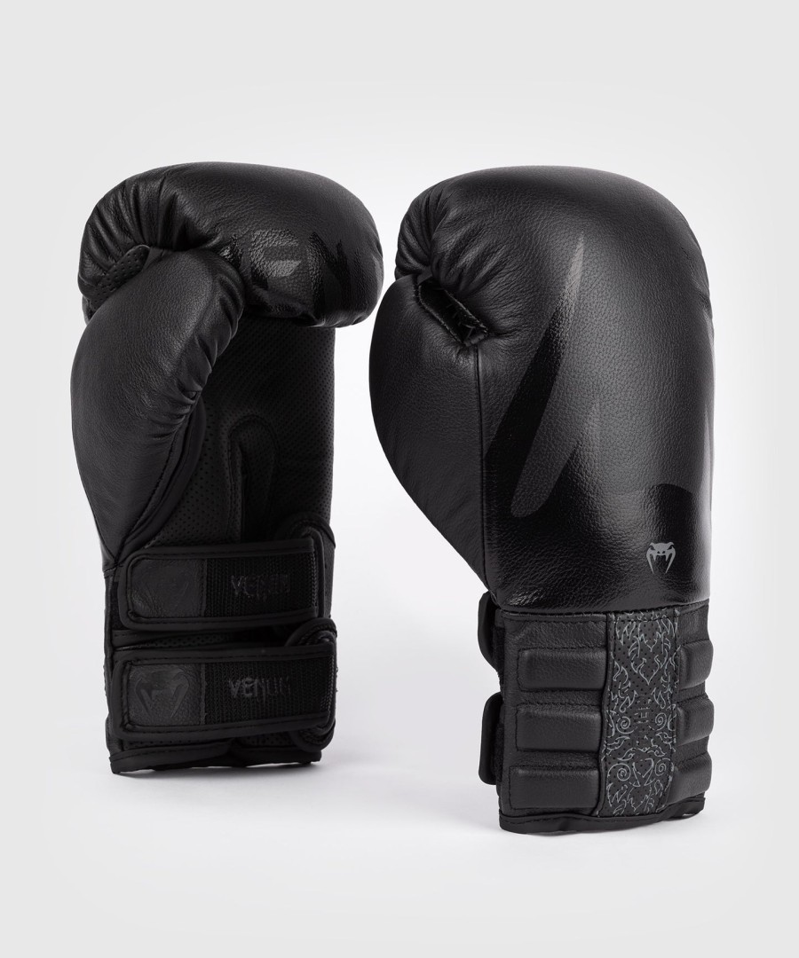 venum reverso boxing gloves - black black