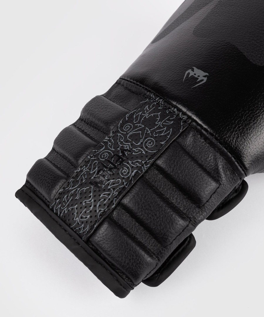 venum reverso boxing gloves - black black