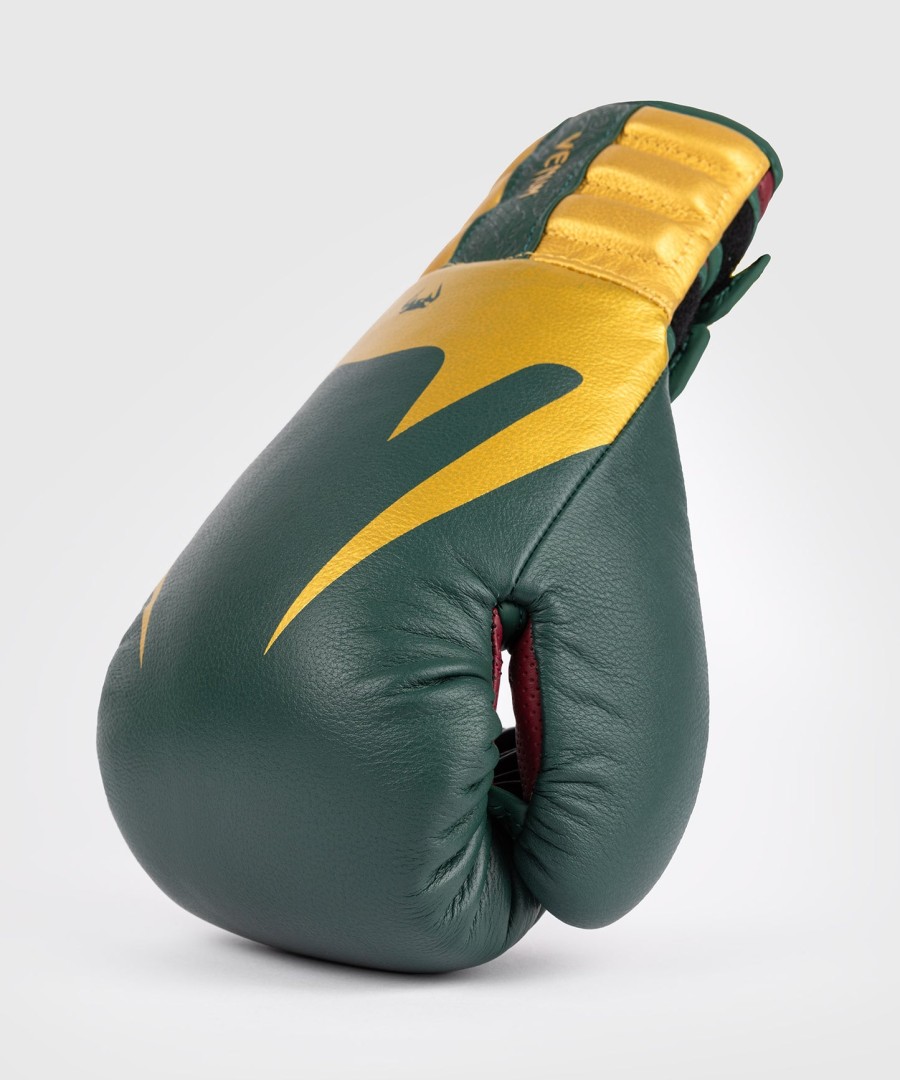 venum reverso boxing gloves - emerald green gold