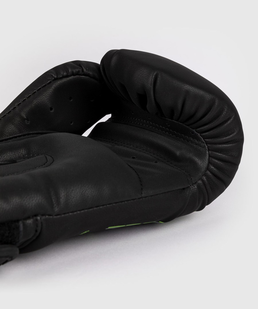 venum training camp 4.0 boxing gloves - blackneon green