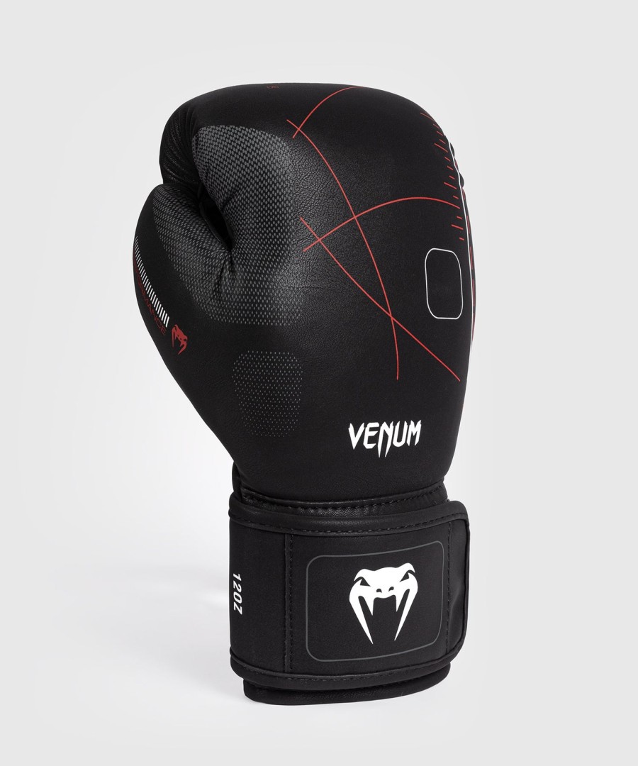 venum tactical xt boxing gloves - blackfire red