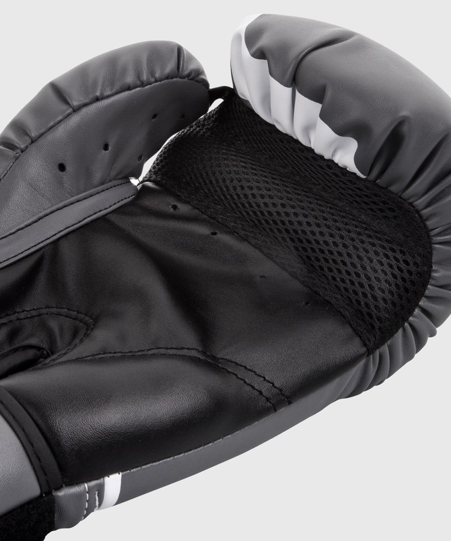 venum challenger 2.0 boxing gloves - greywhite-black