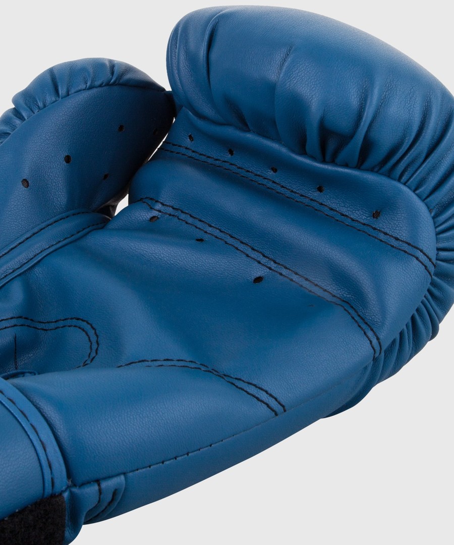 venum contender boxing gloves - navy blue