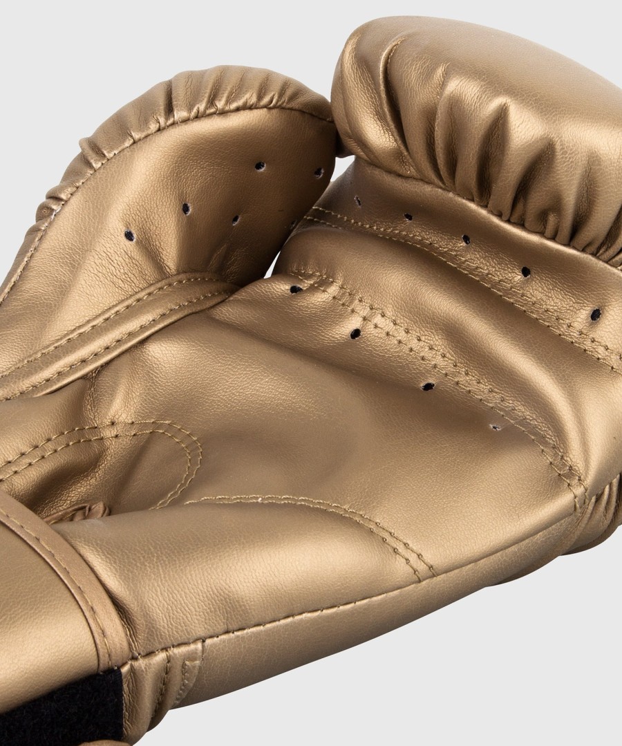 venum contender boxing gloves - goldgold