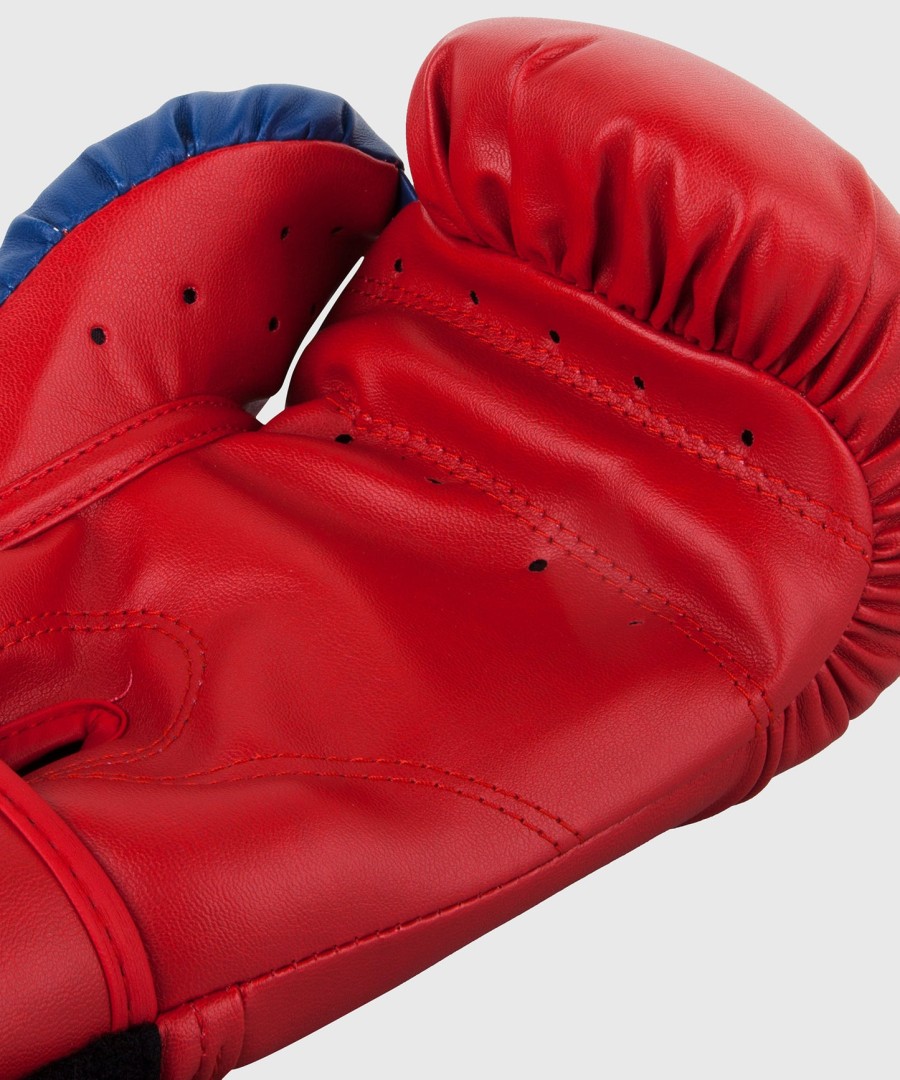 venum contender boxing gloves - redwhite-blue