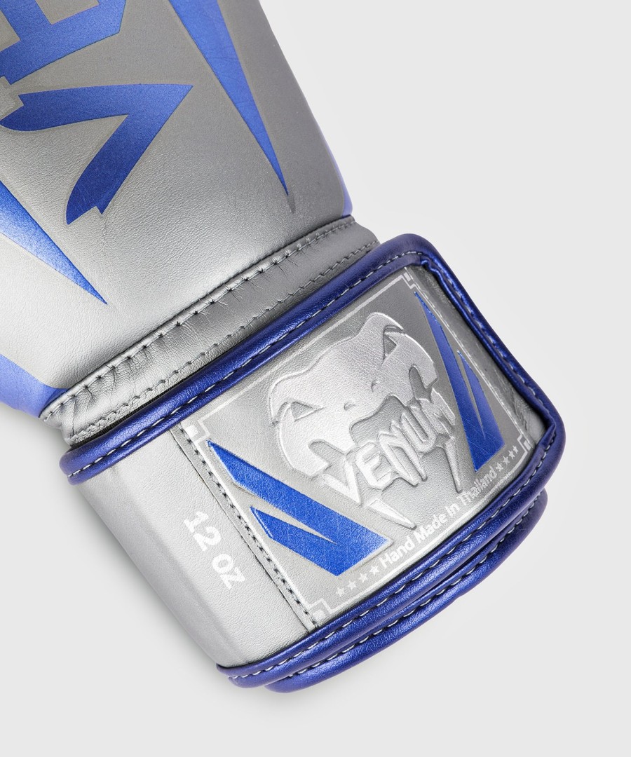 venum elite boxing gloves - grey - special edition