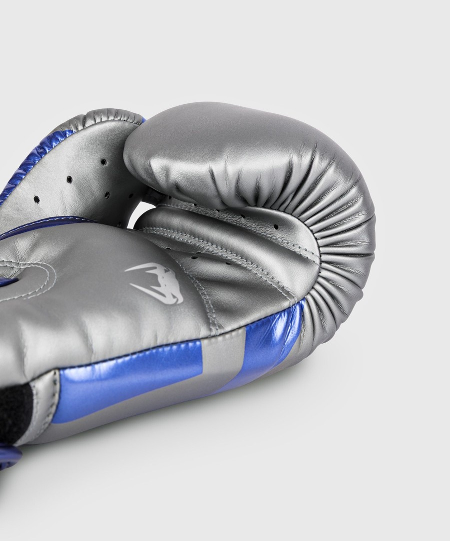 venum elite boxing gloves - grey - special edition