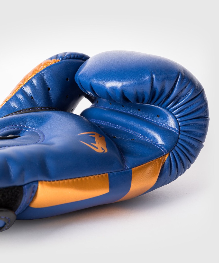 venum elite boxing gloves - royal blue - special edition