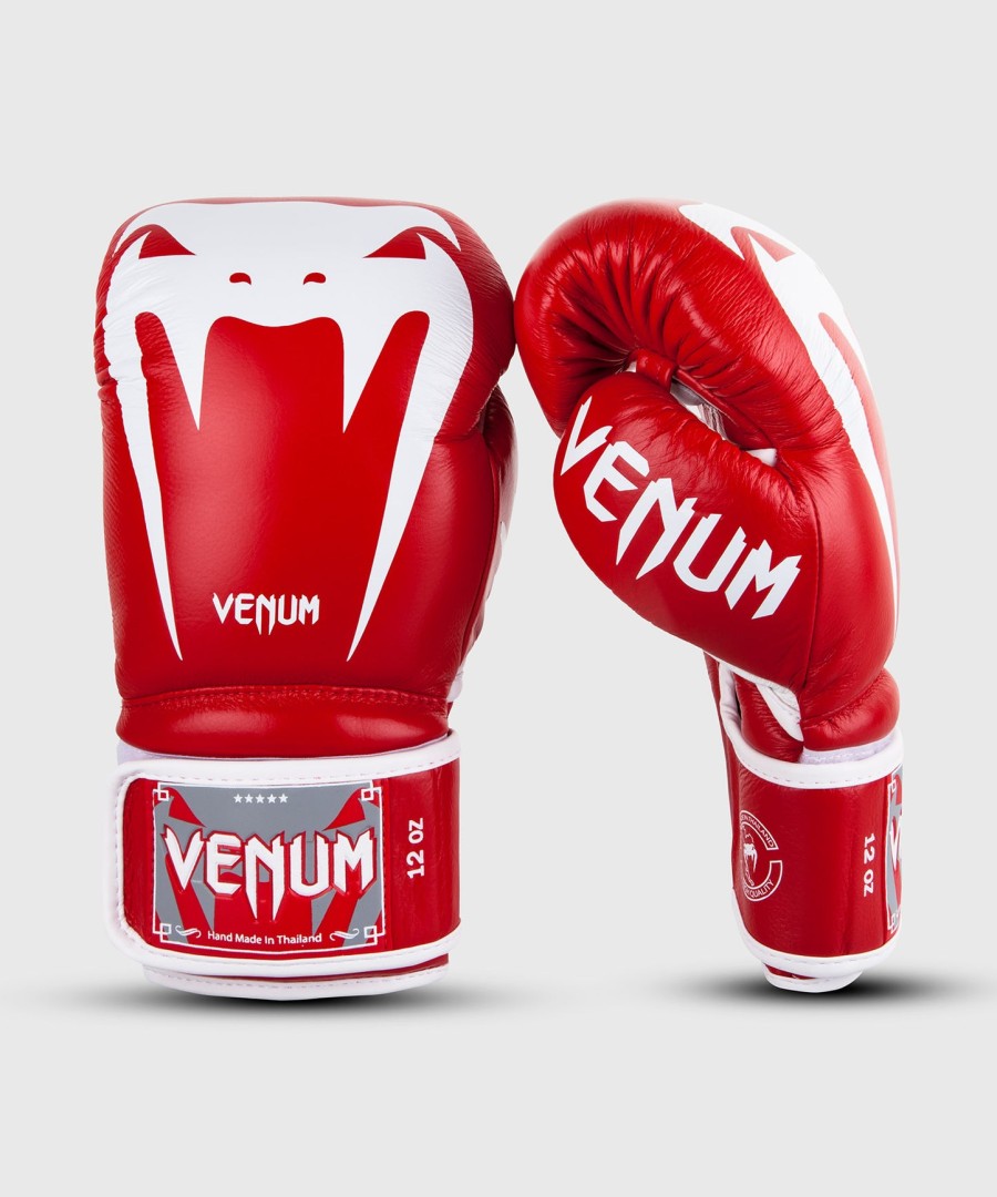 venum giant 3.0 boxing gloves - nappa leather - red