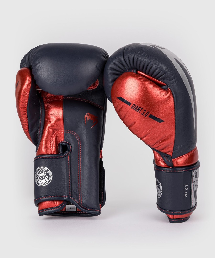 venum giant 3.0 boxing gloves - navy bluered - special edition