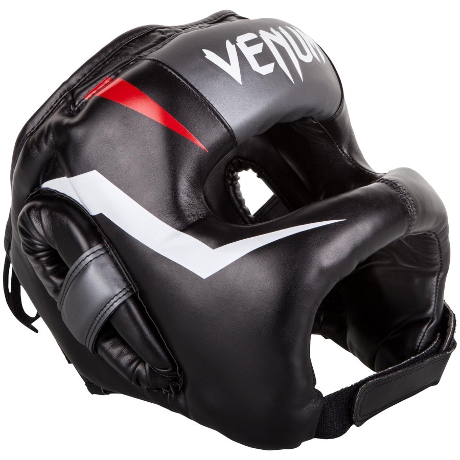 venum elite iron headgear - black