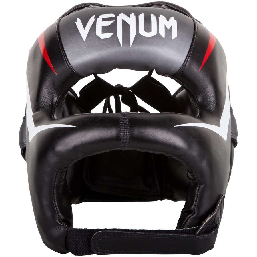 venum elite iron headgear - black