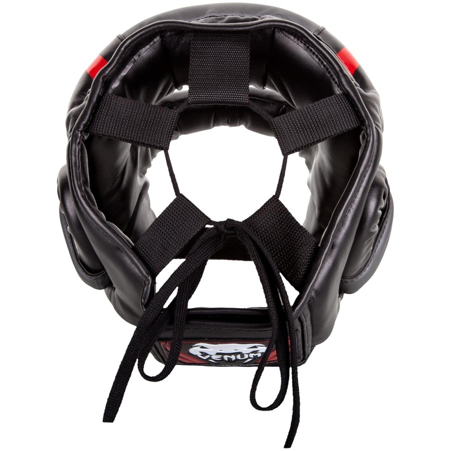 venum elite iron headgear - black