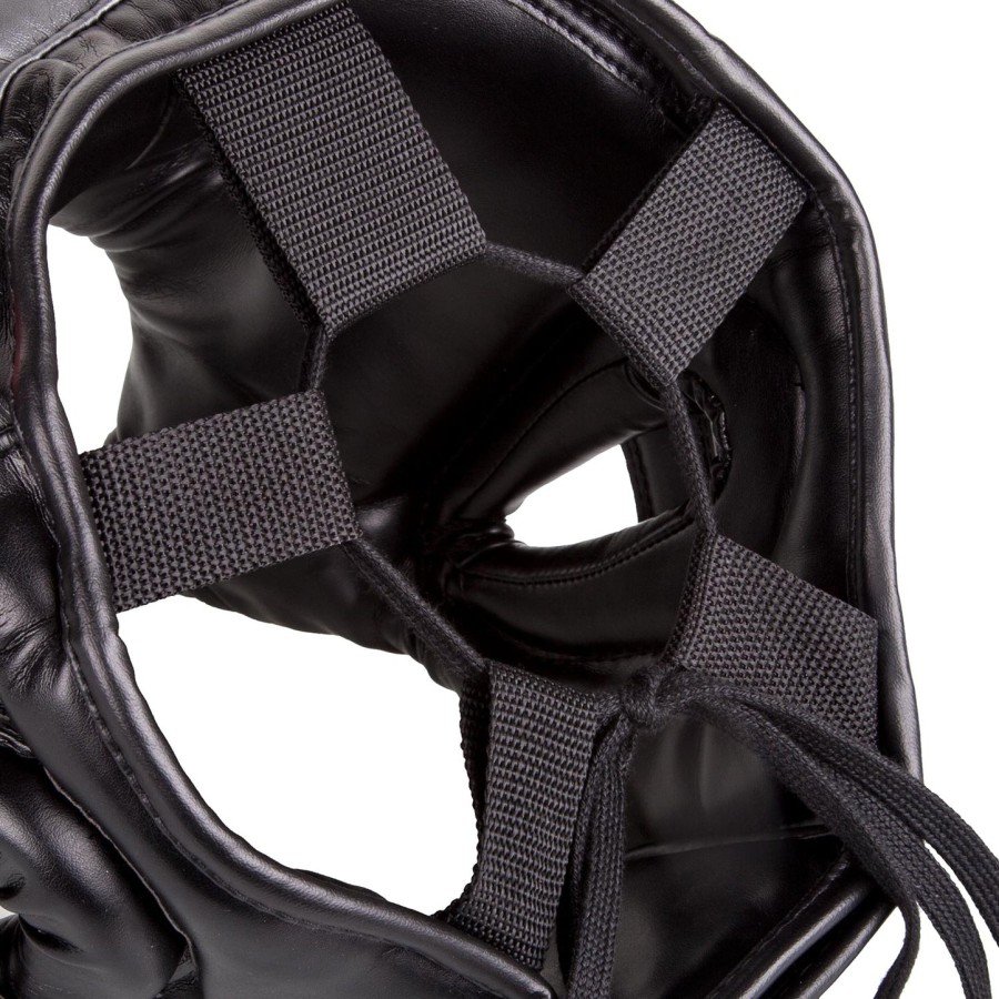 venum elite iron headgear - black