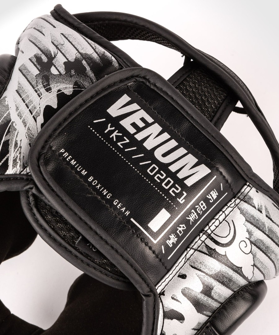 venum ykz21 kids headgear – blackwhite