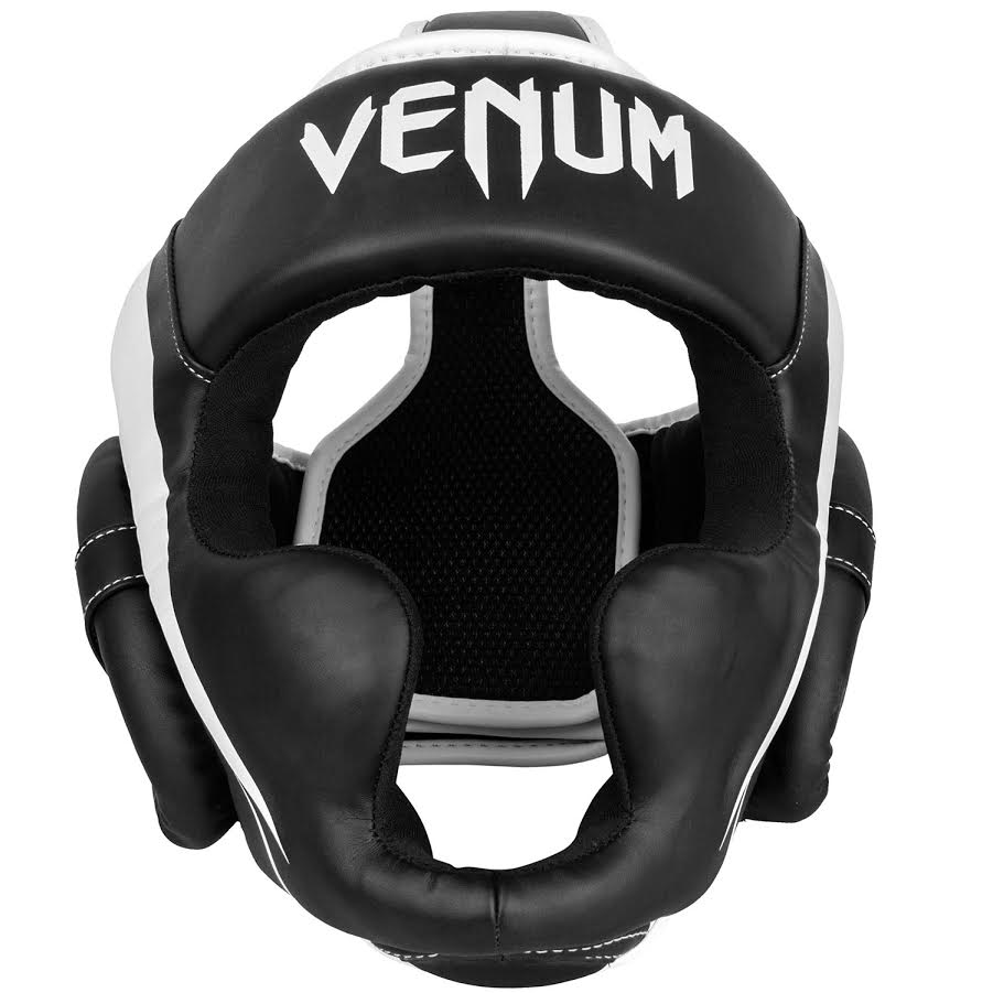 venum elite headgear - blackwhite