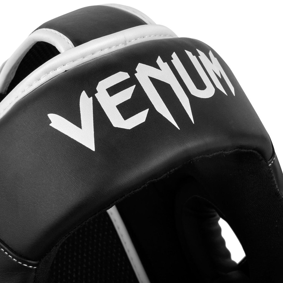 venum elite headgear - blackwhite