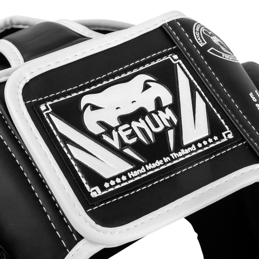 venum elite headgear - blackwhite