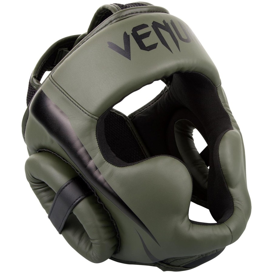 venum elite headgear - kakiblack