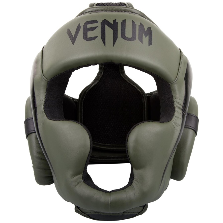 venum elite headgear - kakiblack
