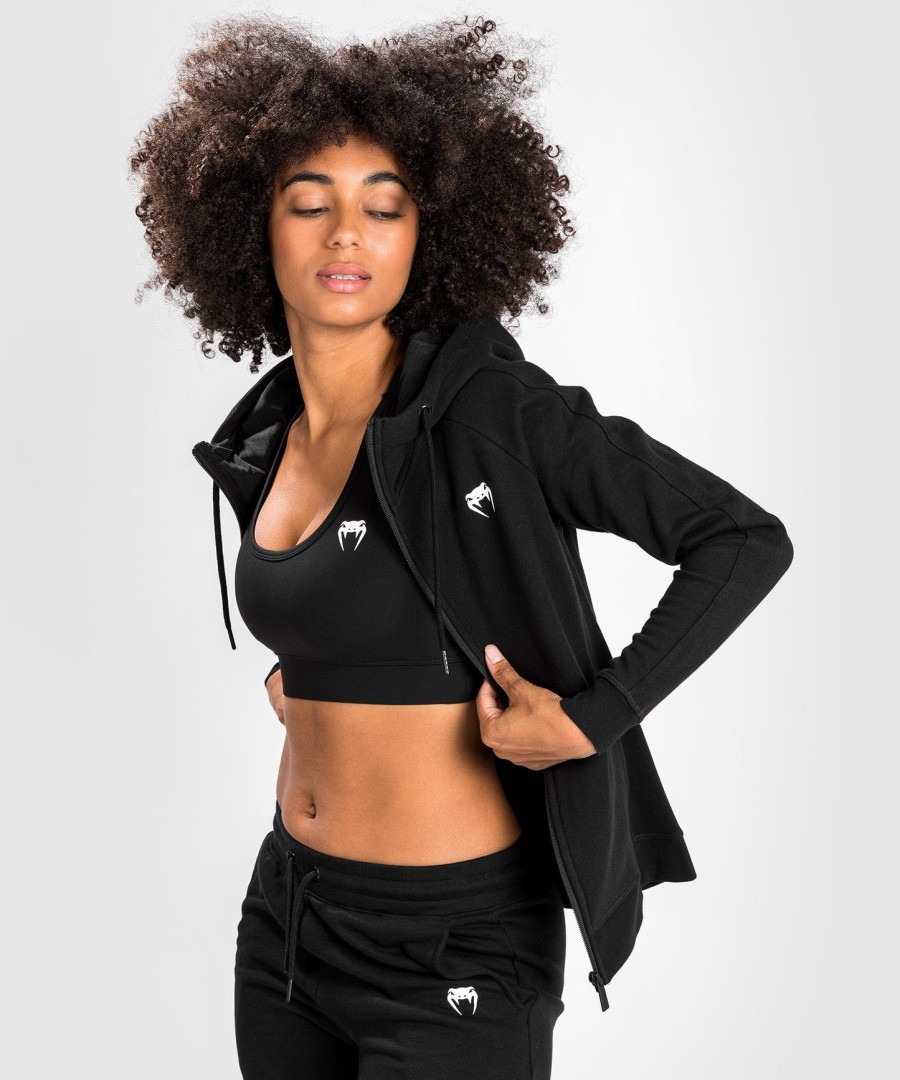 venum essential women hoodie - black
