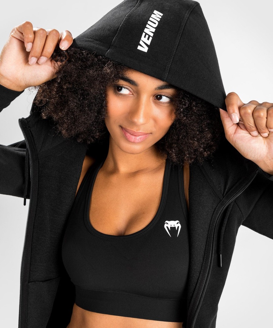 venum essential women hoodie - black