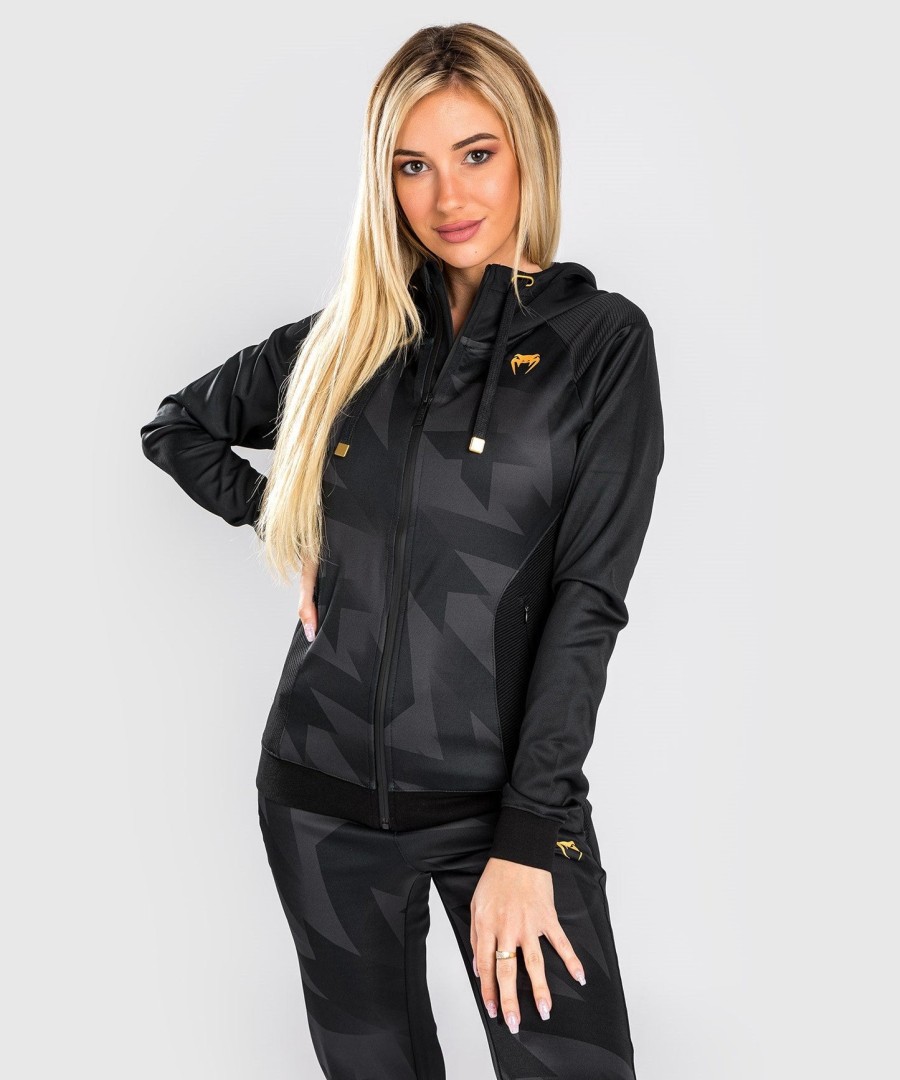 venum razor hoodie - for women - blackgold