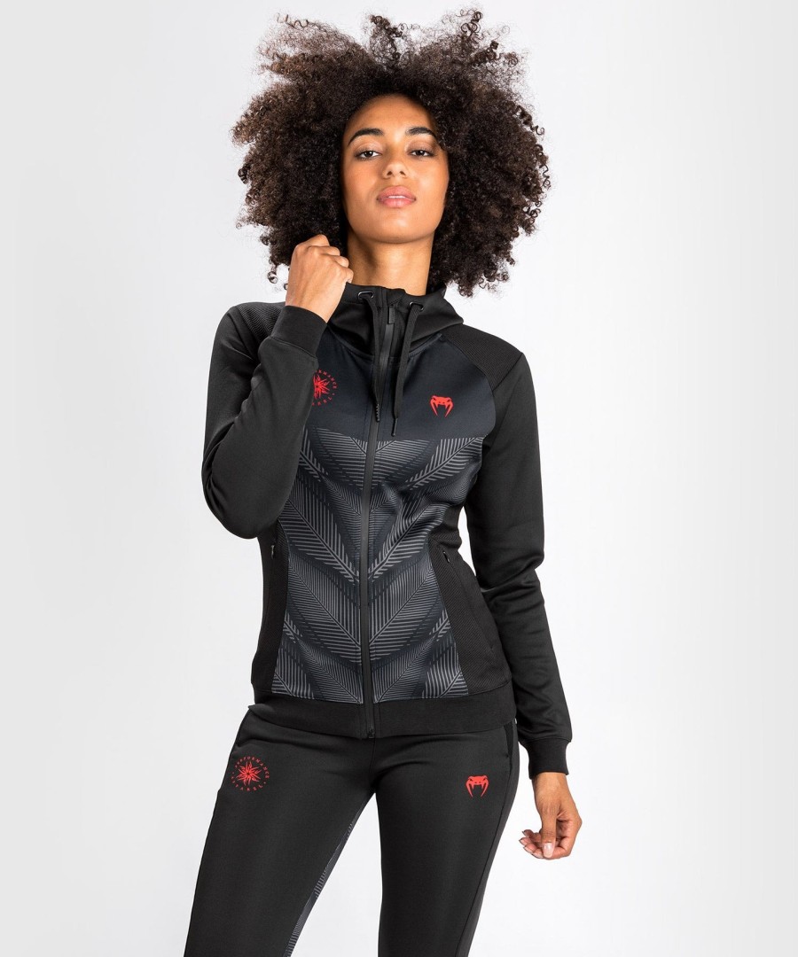 venum phantom hoody - for women - blackred