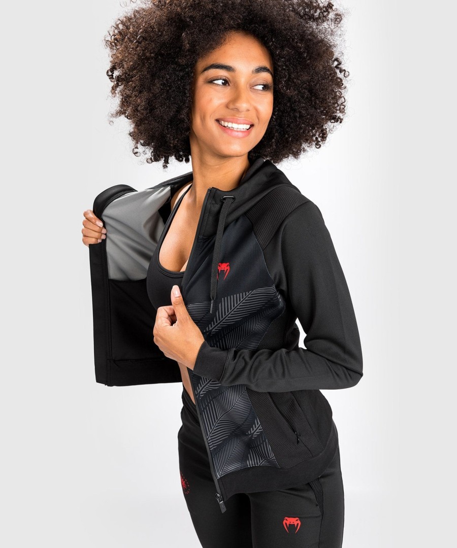 venum phantom hoody - for women - blackred