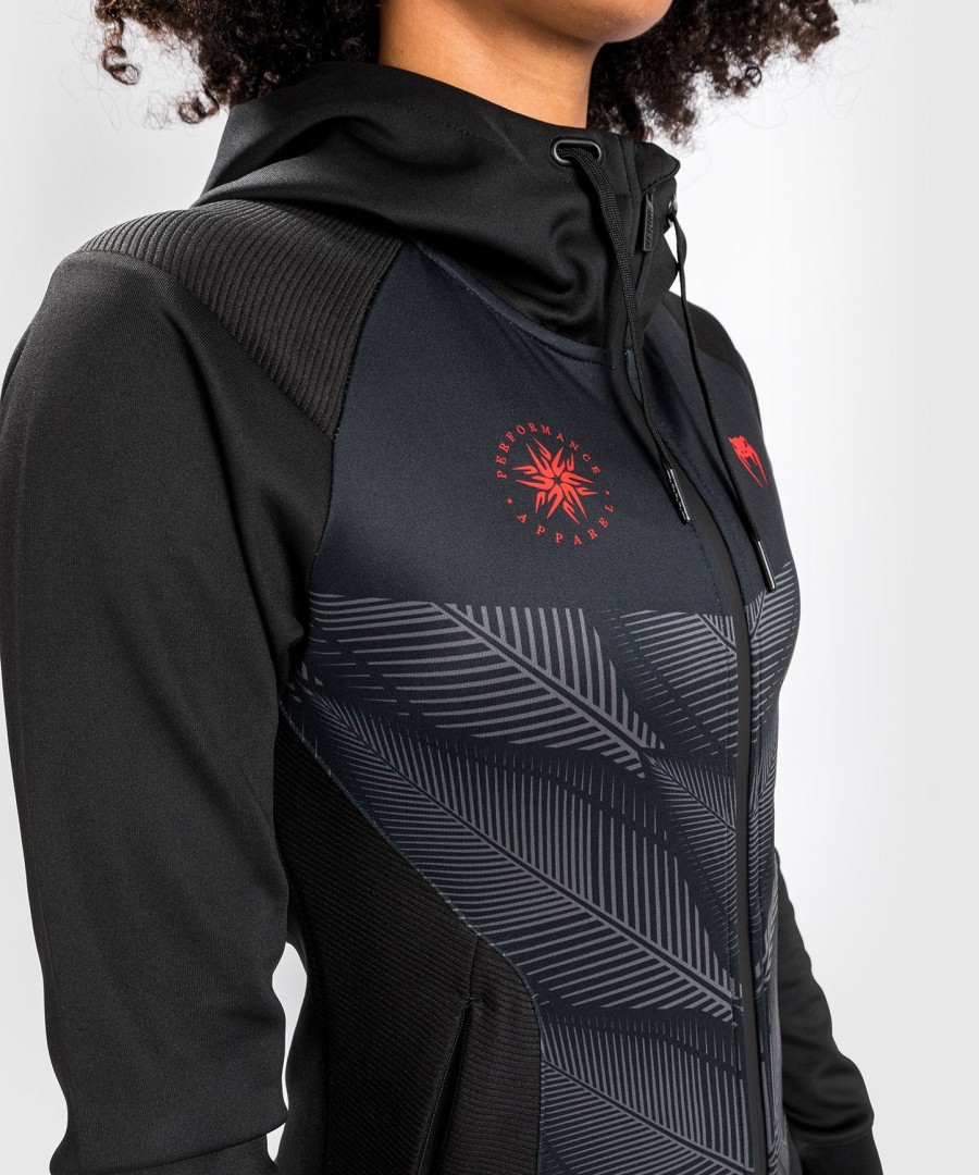 venum phantom hoody - for women - blackred
