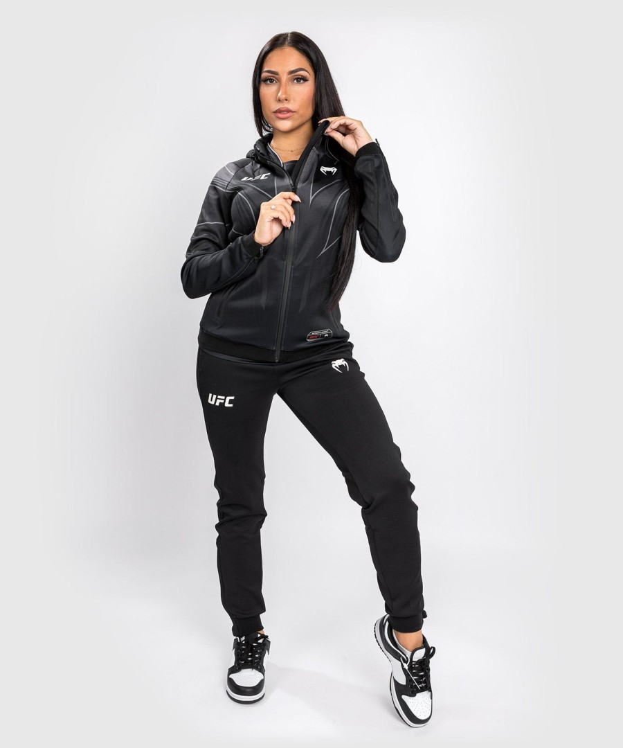 ufc venum authentic fight night 2.0 women walkout hoodie - black