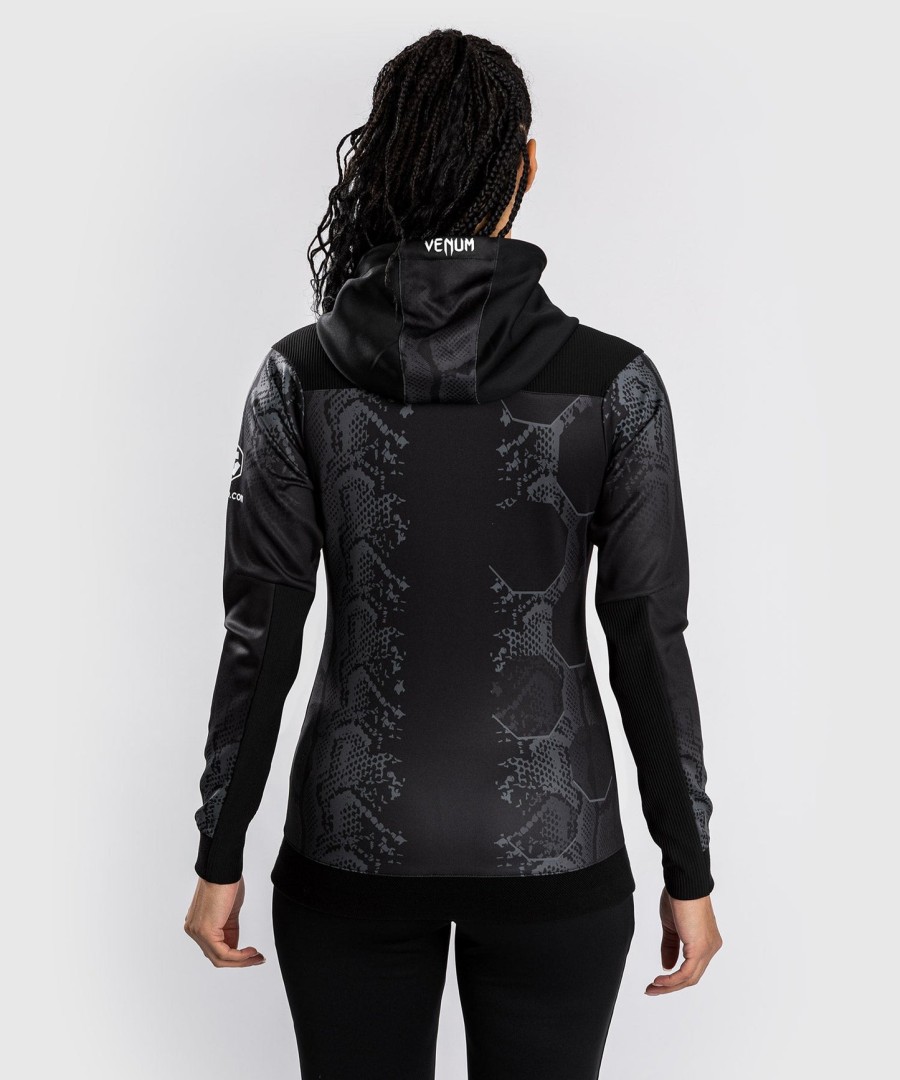 ufc adrenaline by venum authentic fight night women walkout hoodie - black