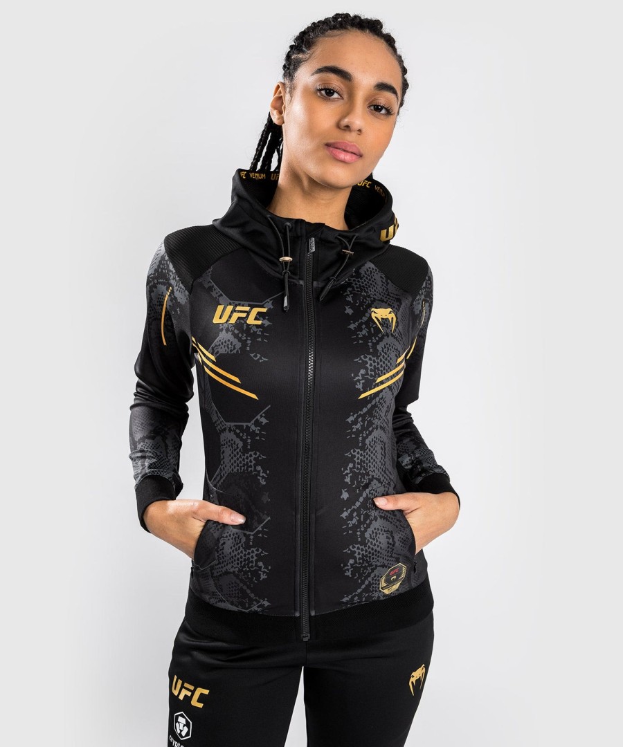 ufc adrenaline by venum authentic fight night women walkout hoodie - champion