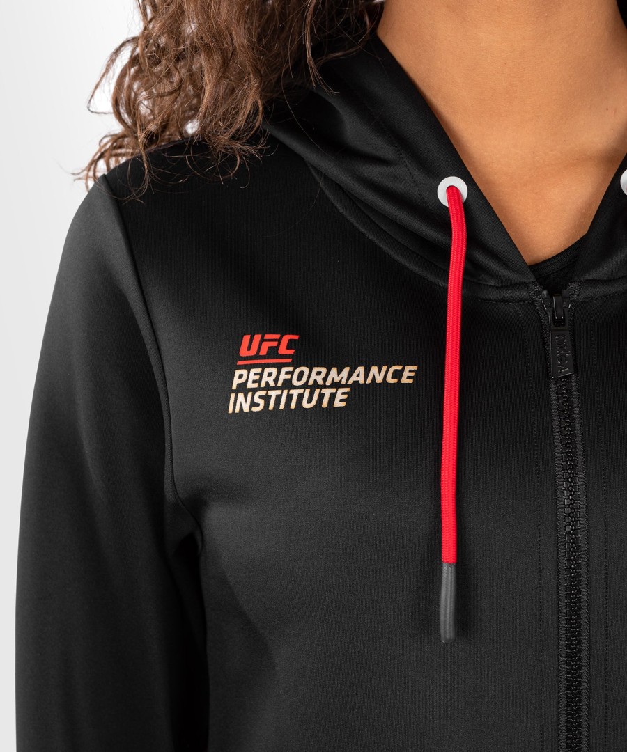 ufc venum performance institute 2.0 women zip hoodie - blackred