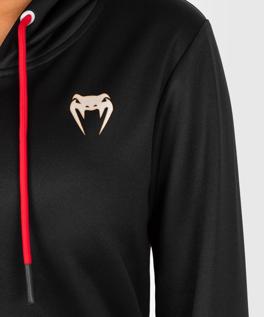 ufc venum performance institute 2.0 women zip hoodie - blackred