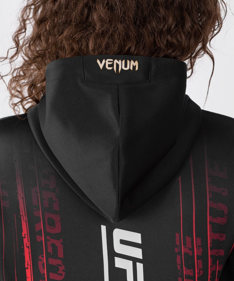 ufc venum performance institute 2.0 women zip hoodie - blackred