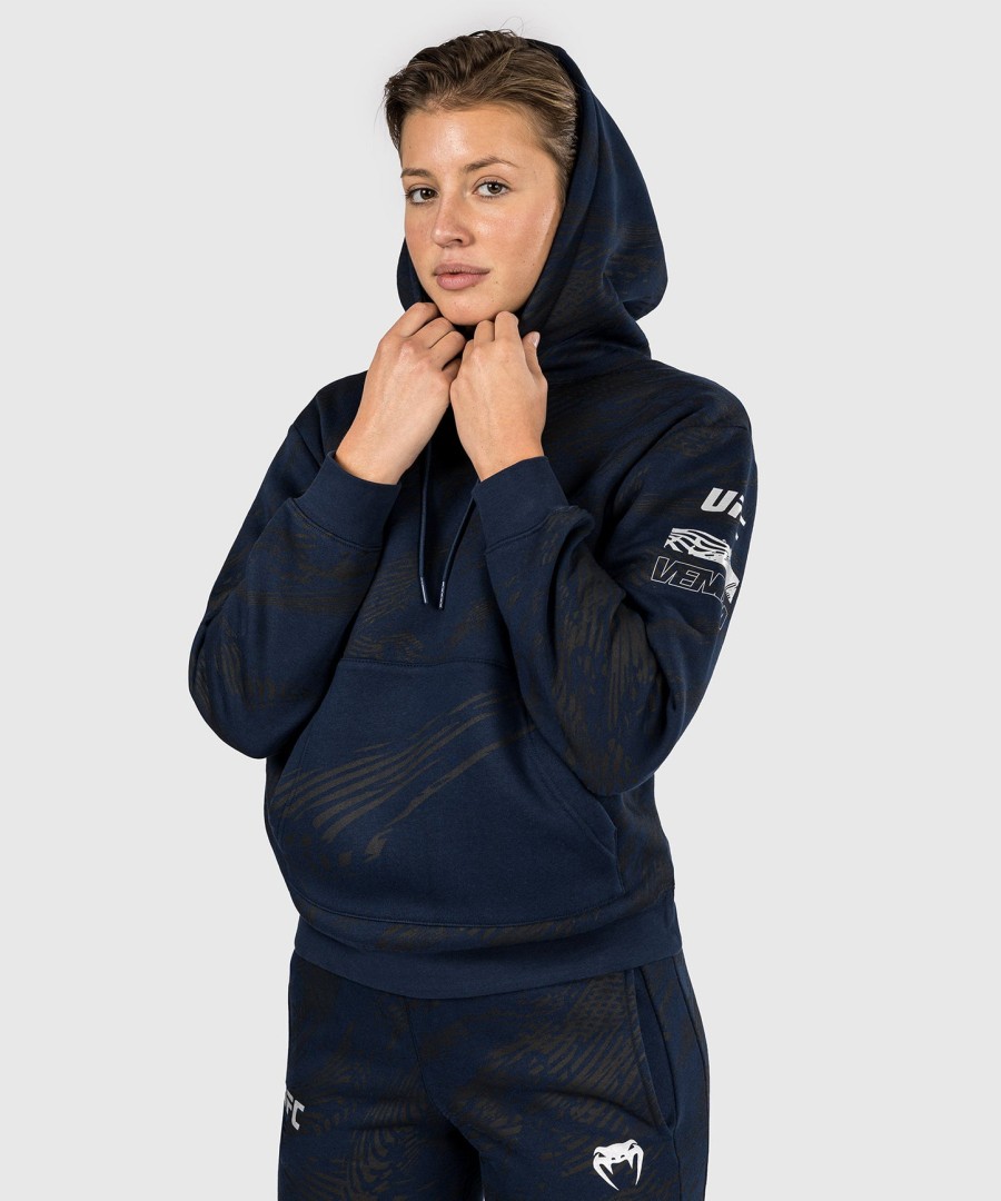 ufc fusion by venum fight week women pullover hoodie - oceanic blue