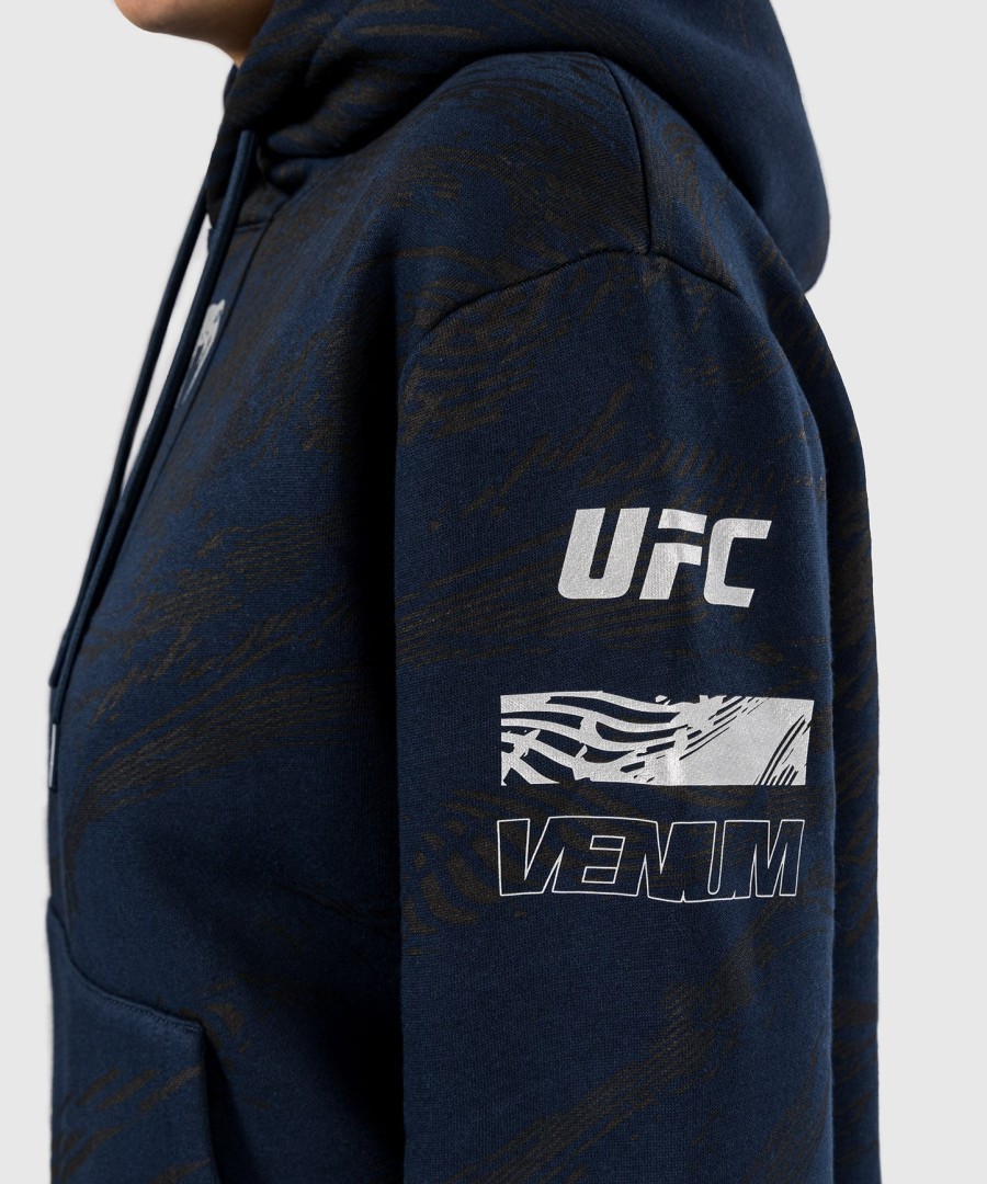 ufc fusion by venum fight week women pullover hoodie - oceanic blue