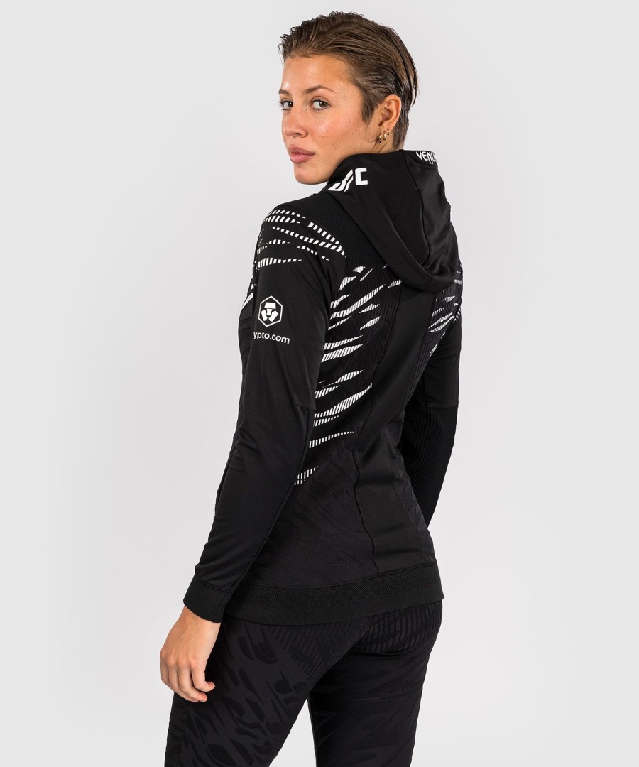 ufc fusion by venum authentic fight night women walkout hoodie - black