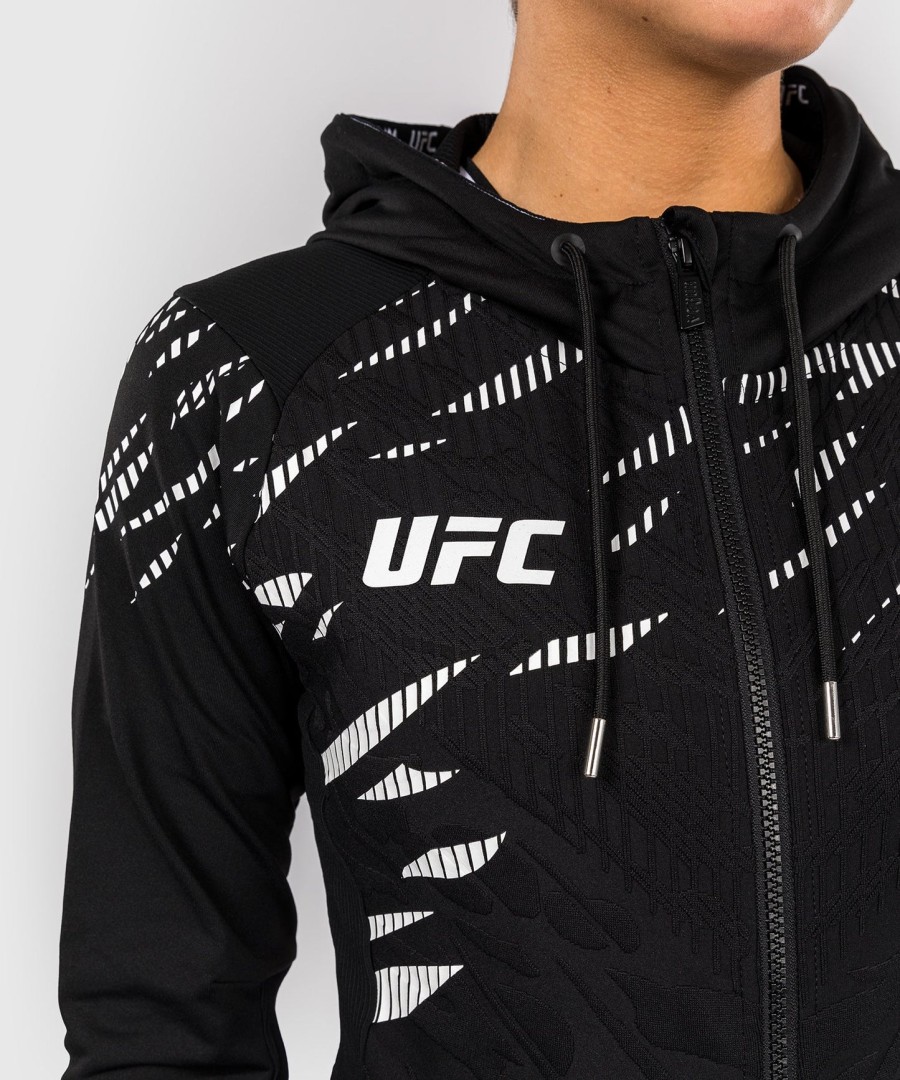 ufc fusion by venum authentic fight night women walkout hoodie - black