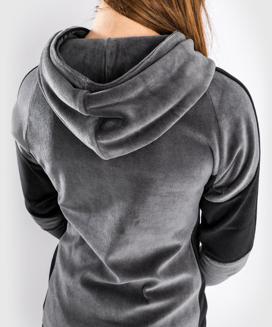 venum camoline 2.0 velvet track jacket - for women - greyblack