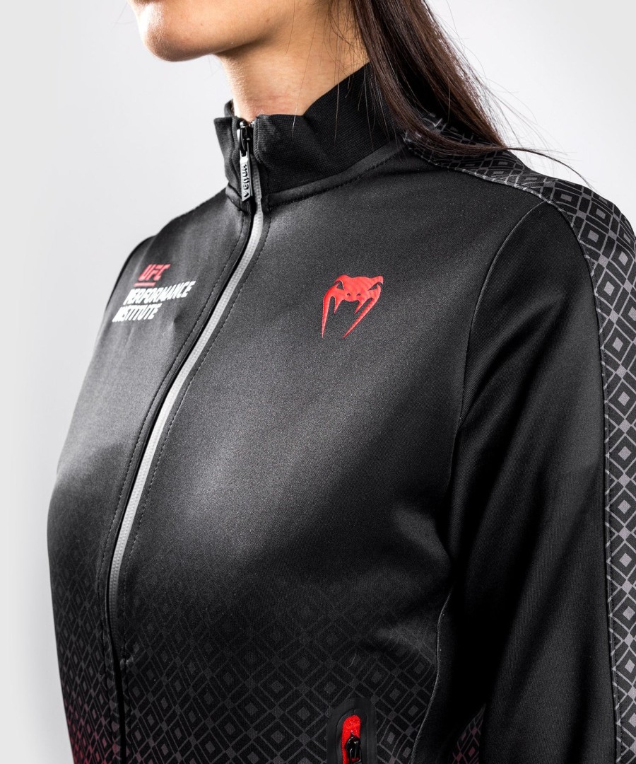 ufc venum performance institute track jacket - for women - blackred