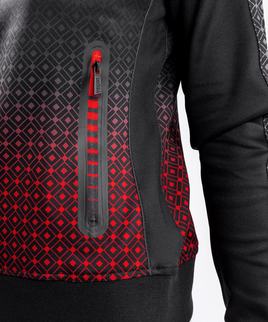 ufc venum performance institute track jacket - for women - blackred