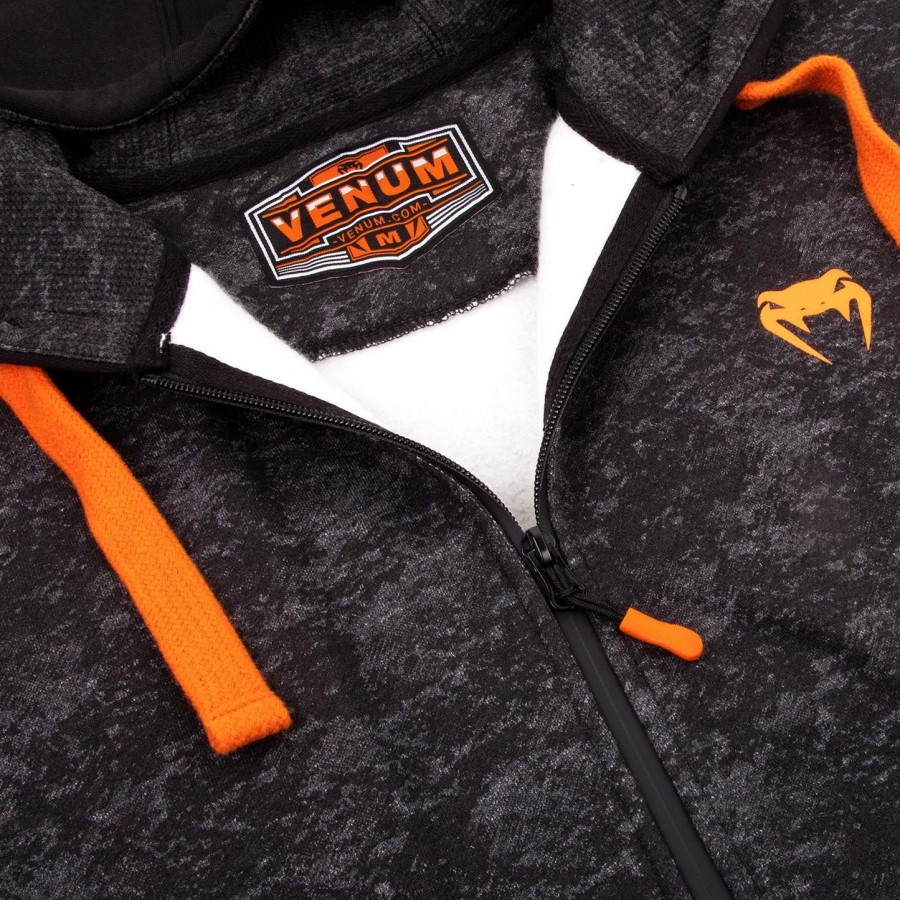 venum tramo sleeveless hoodie - blackgrey