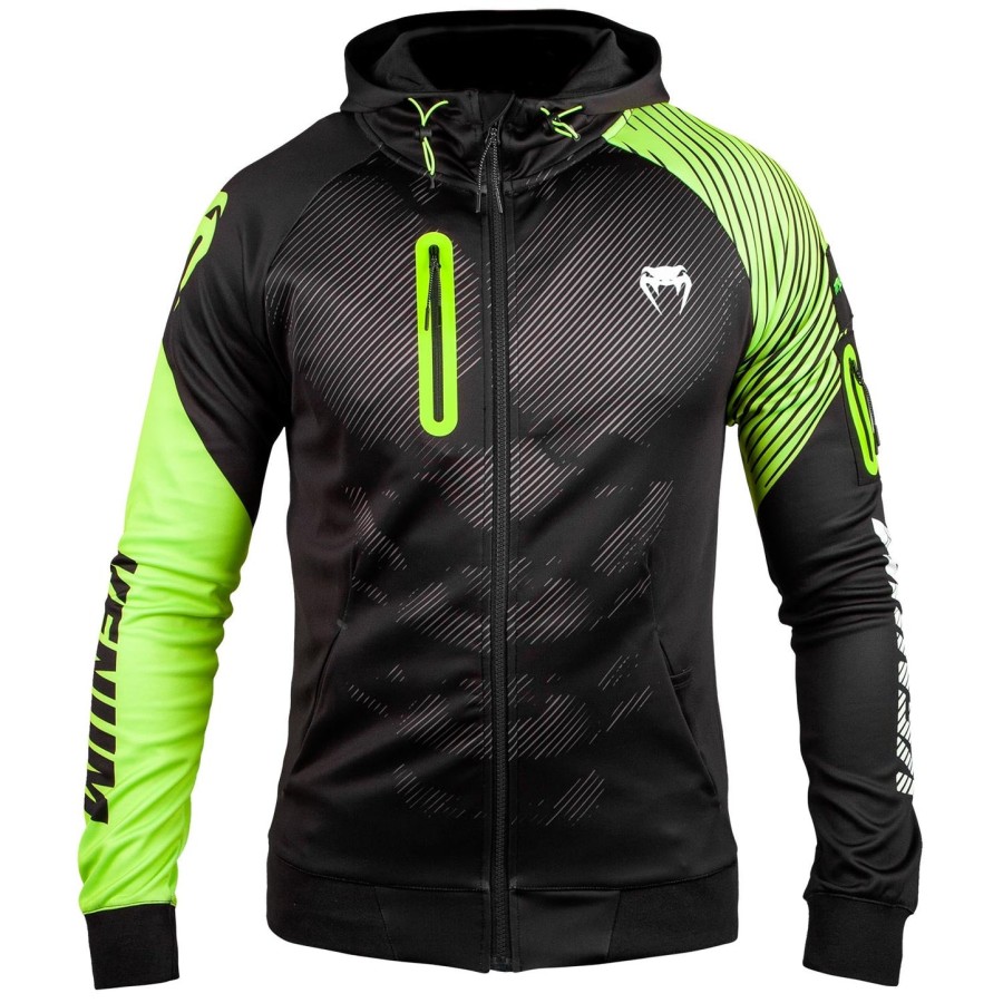 venum training camp 2.0 hoodie - blackneo yellow
