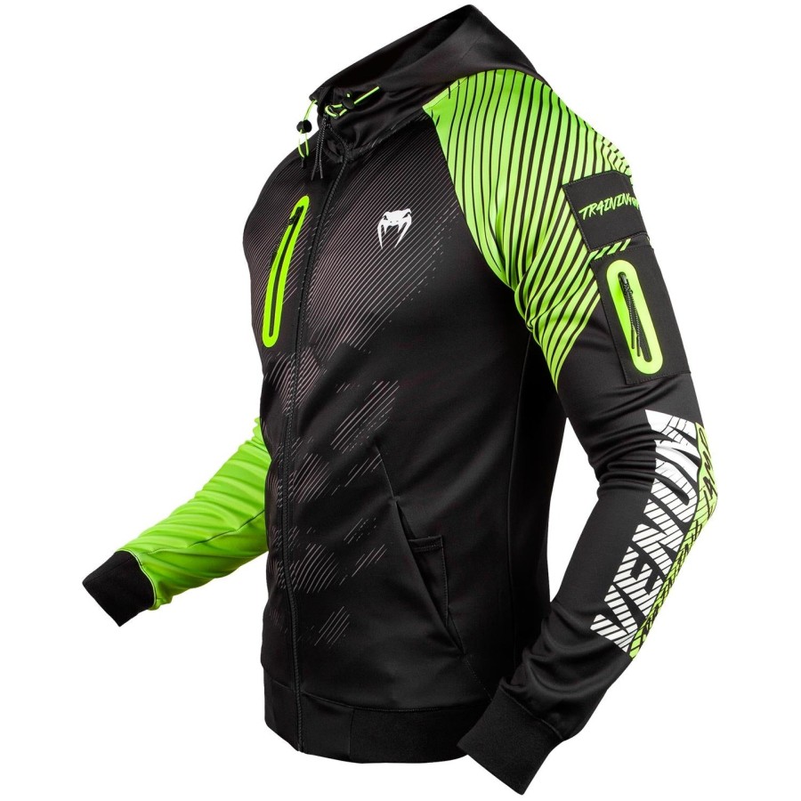 venum training camp 2.0 hoodie - blackneo yellow