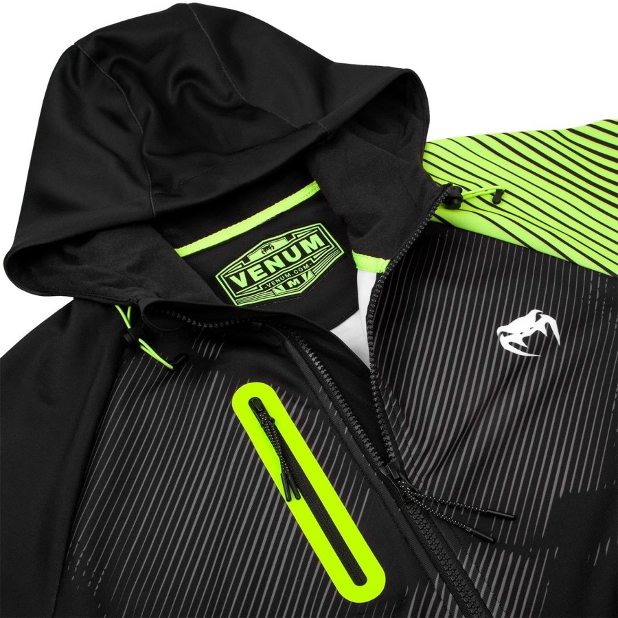 venum training camp 2.0 hoodie - blackneo yellow