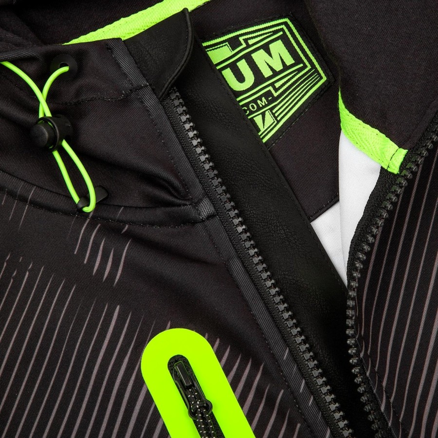 venum training camp 2.0 hoodie - blackneo yellow