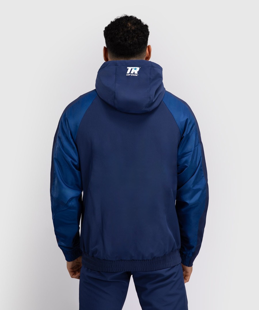 venum x top rank original men full zip hoodie - navy blue