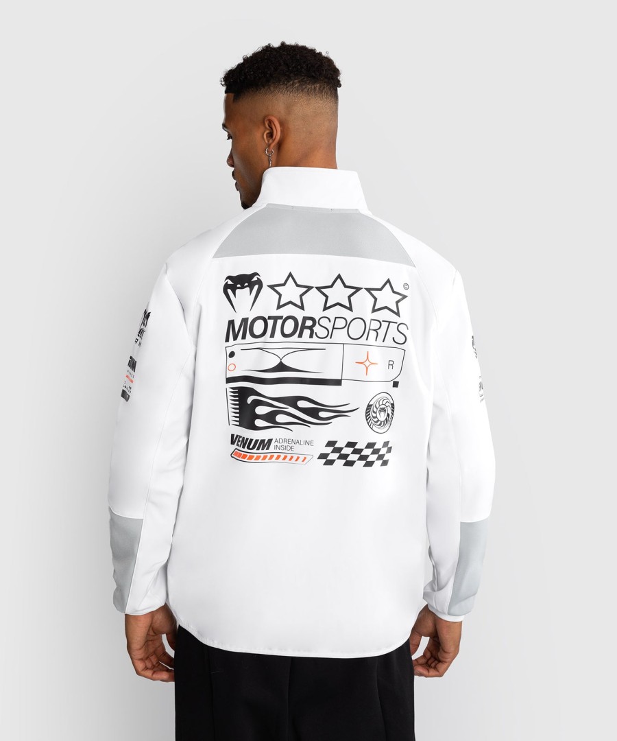 venum motorsport softshell jacket - snow white